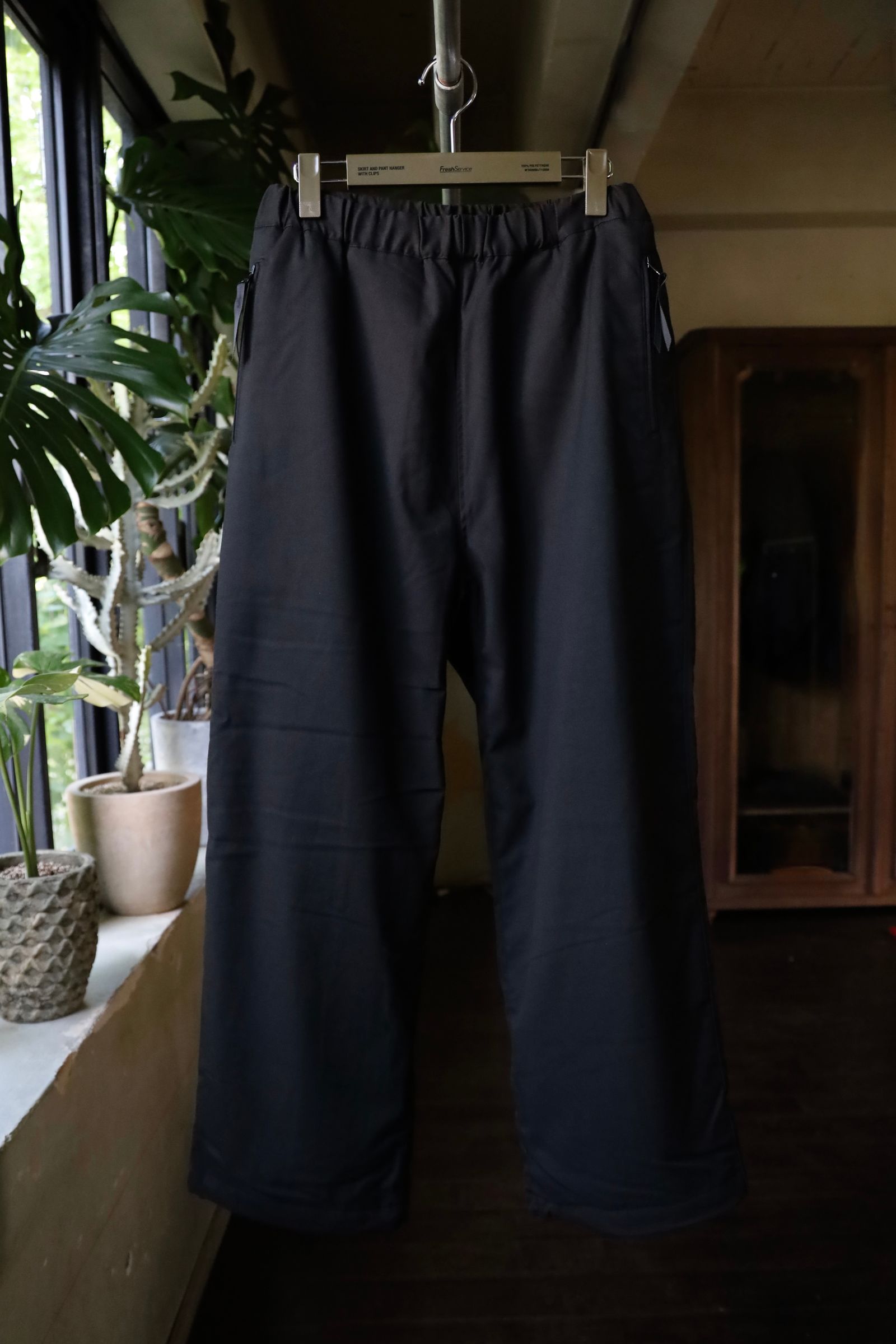 フレッシュサービス WARM CLOTH TRACK PANTS w/Octa (FSC243-40175)BLACK