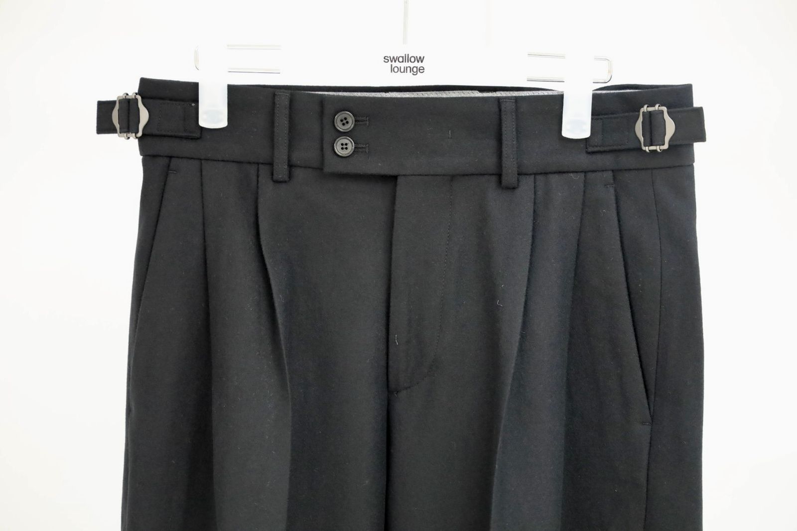 ANOTHER OFFICEアナザーオフィス Santiago Mild Slacks(AOEFPT008)Black☆10月10日(金)新作発売！
