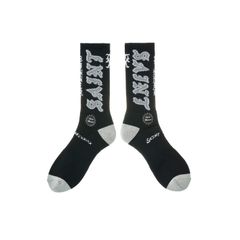 セントマイケル 26SS SAINT SOCKS(SM-MK8-0000-109)BLACK×GRAY☆4月11日(土)発売！