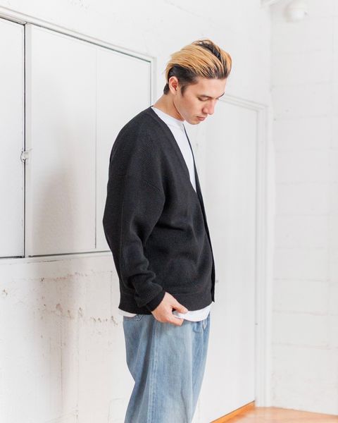 グラフペーパー  Linen Solotex Loose Rib Cardigan 3月1日(土)発売！