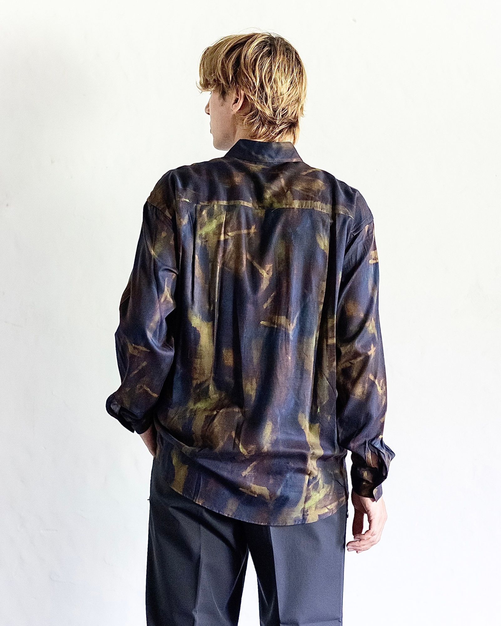 YOKE PATTERNED REGULAR COLLAR SHIRTスタイル 8月24日(土)新作