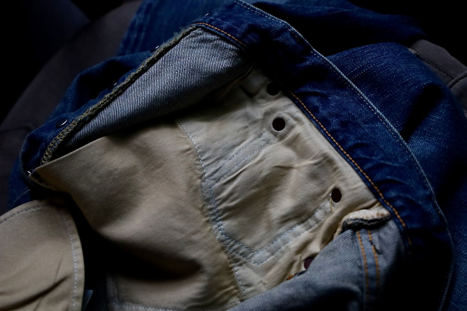 アプレッセ Washed Denim Wide Pants(AP-4002)INDIGO