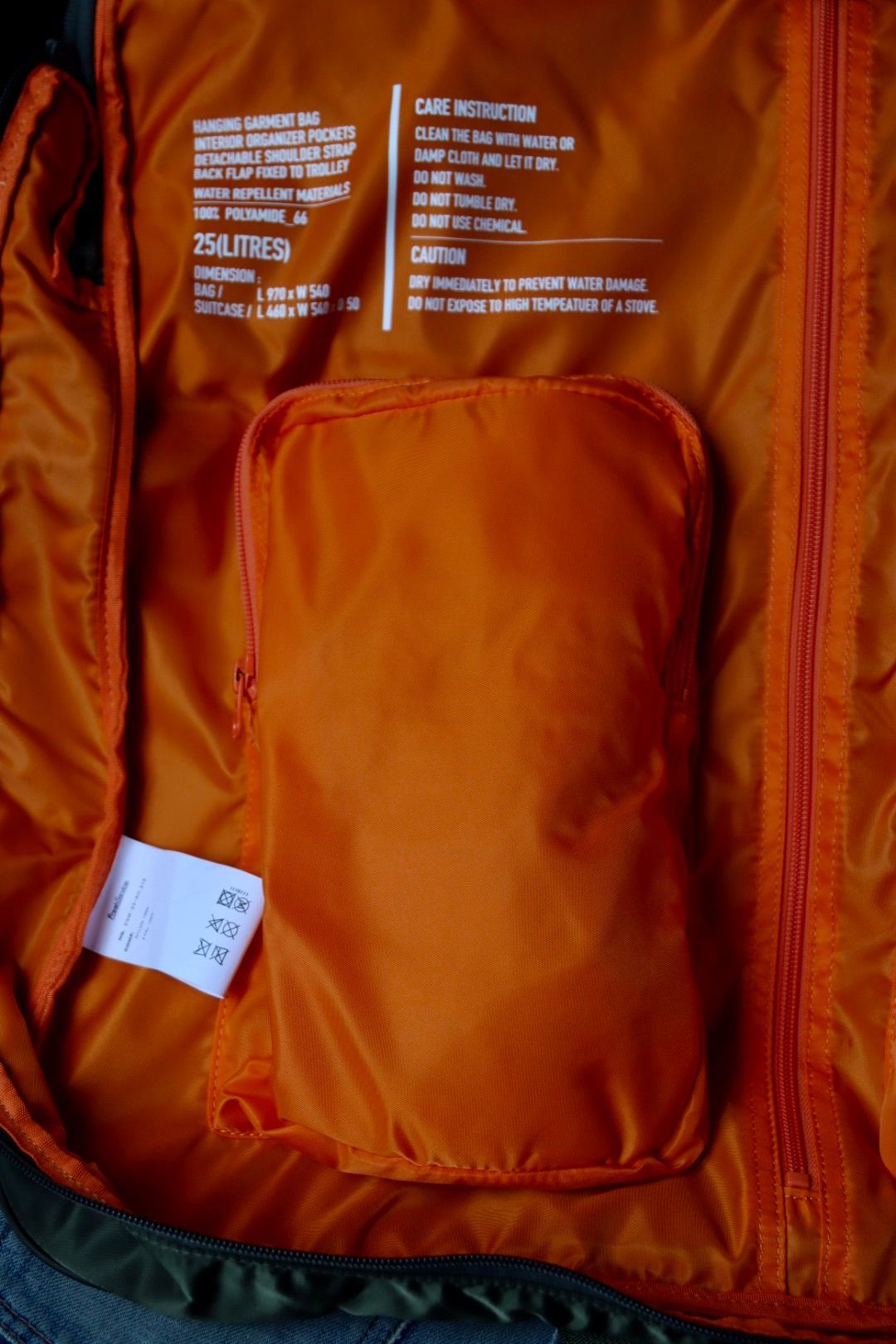 フレッシュサービス MULTI POCKET GARMENT BAG(FSP251-90034)KHAKI
