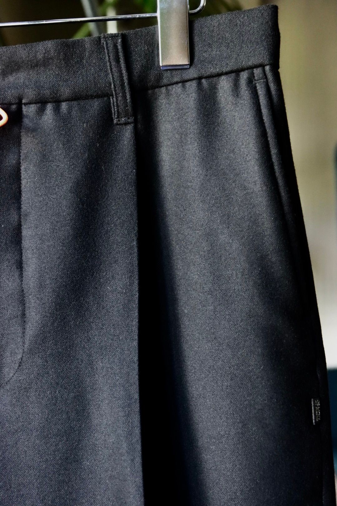 セダンオールパーパスFW23 Tech Flannel Wide Slacks (SD23F-PT04)Black☆10月28日(土)発売！