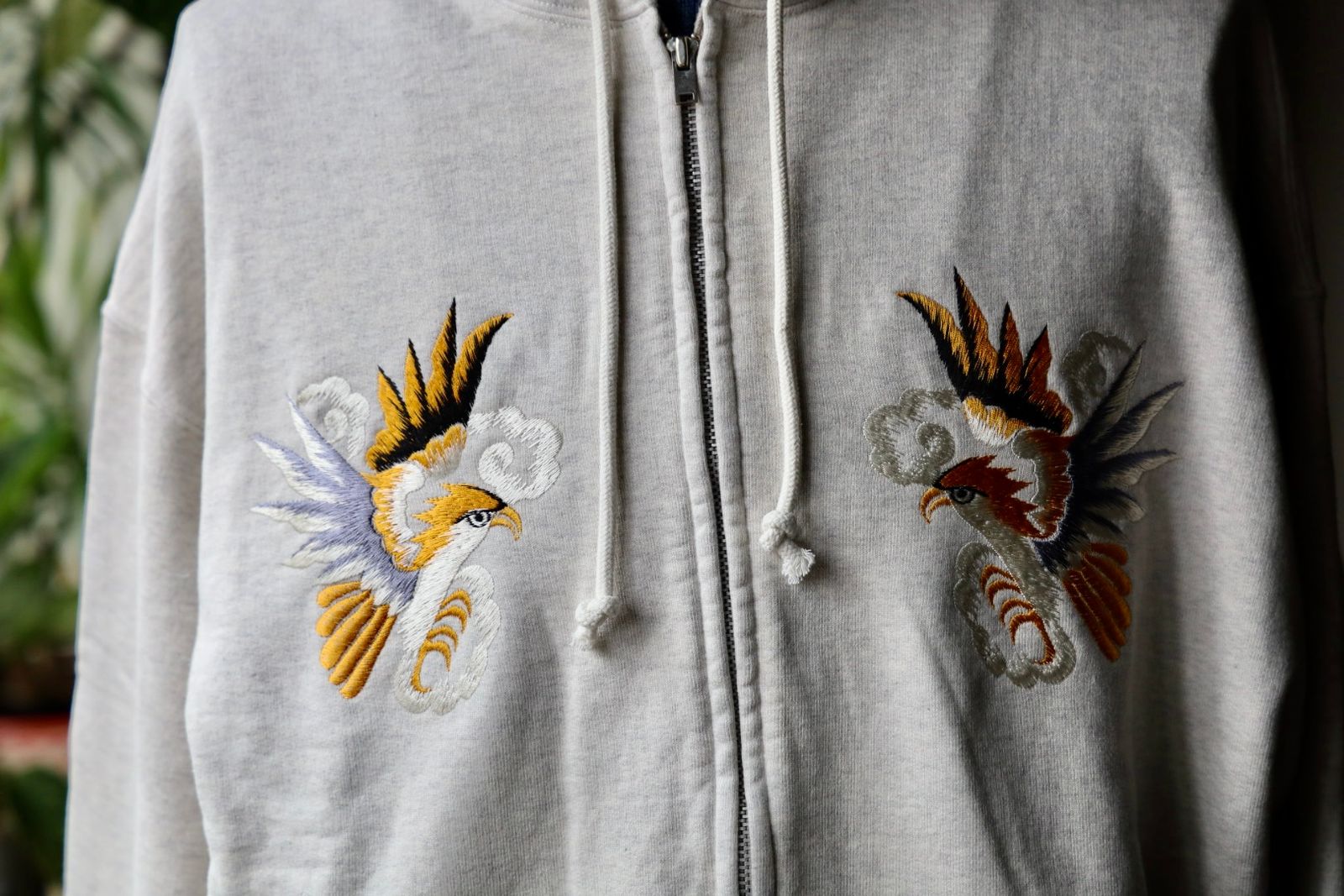 BOW WOW 25FWバウワウ SUKAJAN EMB ZIP HOODIE AGED(BW252-SEZH)AGED OATMEAL★9月20日(土)発売！