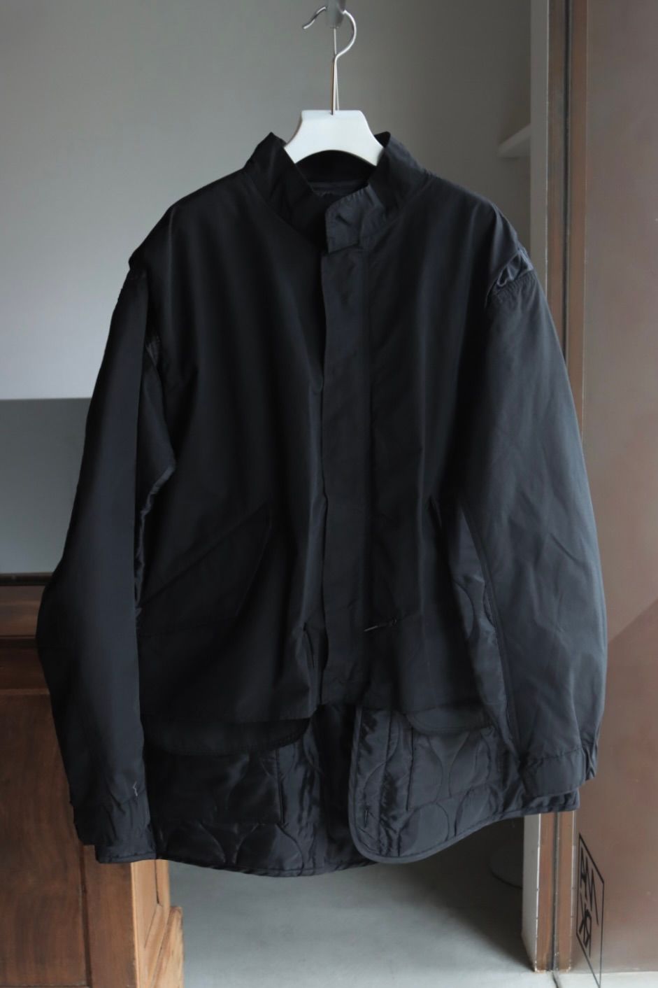 ヨーク 25FW Connected Military Blouson(YK25FW01023B)BLACK