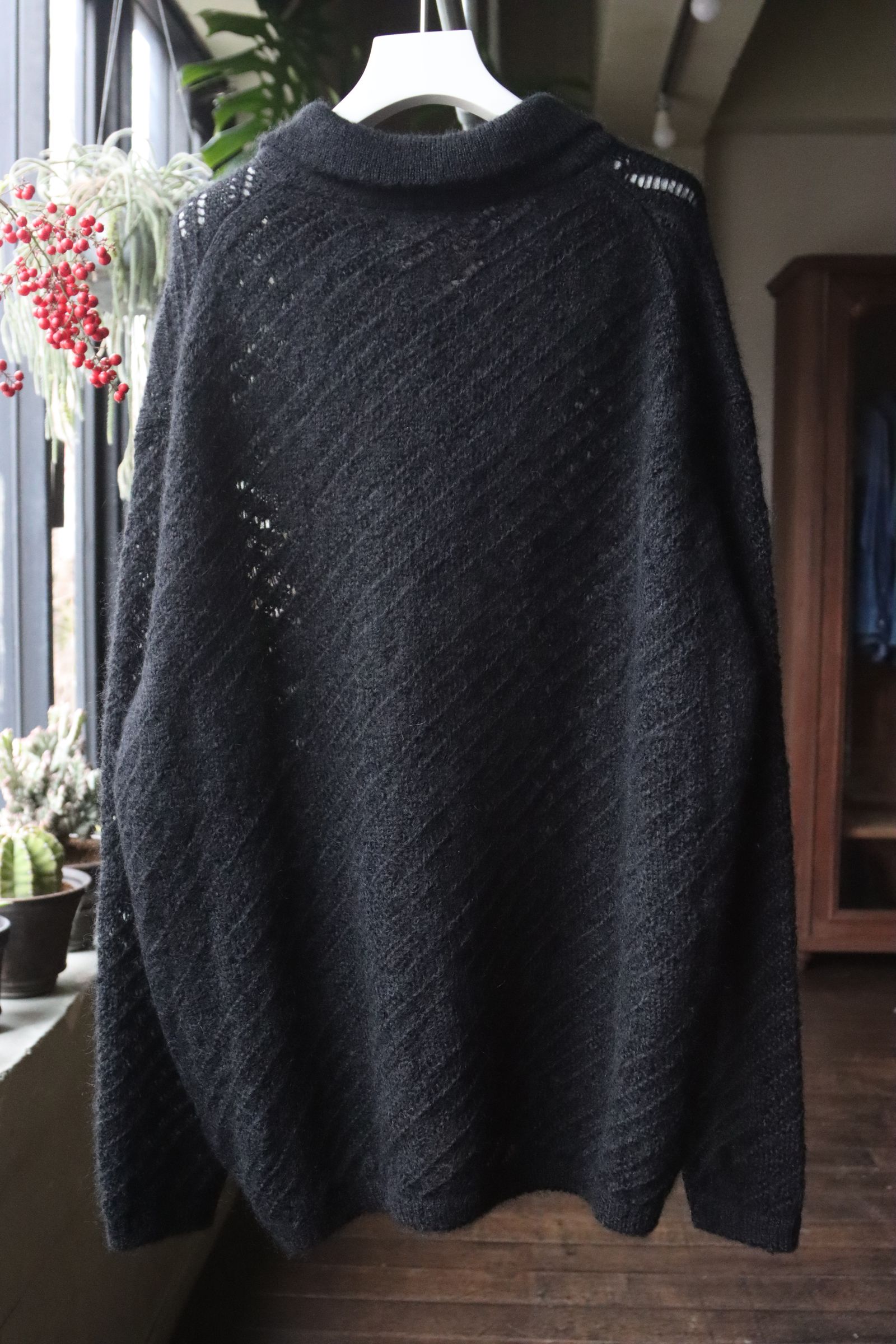 YOKE - YOKE ヨーク24SS SILK MOHAIR BUTTONED CARGIGAN YOKE - YOKE ヨーク24SS SILK MOHAIR BUTTONED CARGIGAN
