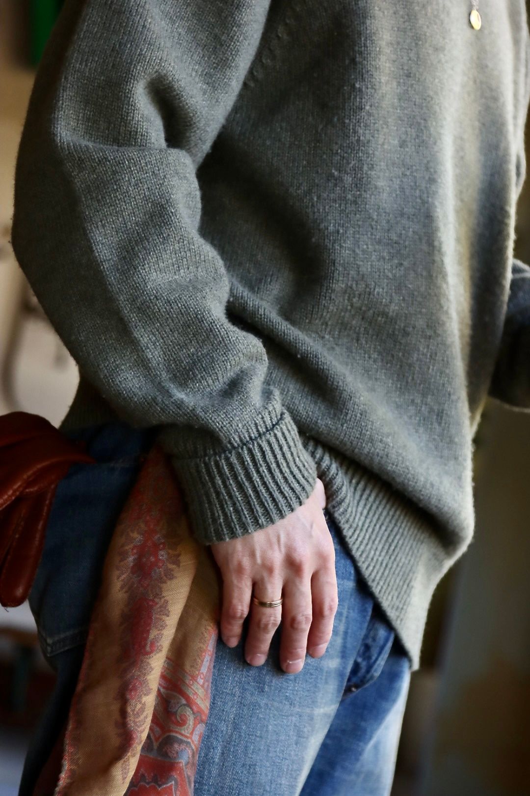 A.PRESSE アプレッセ 23Style No.2 Washed Denim Pantsスタイル