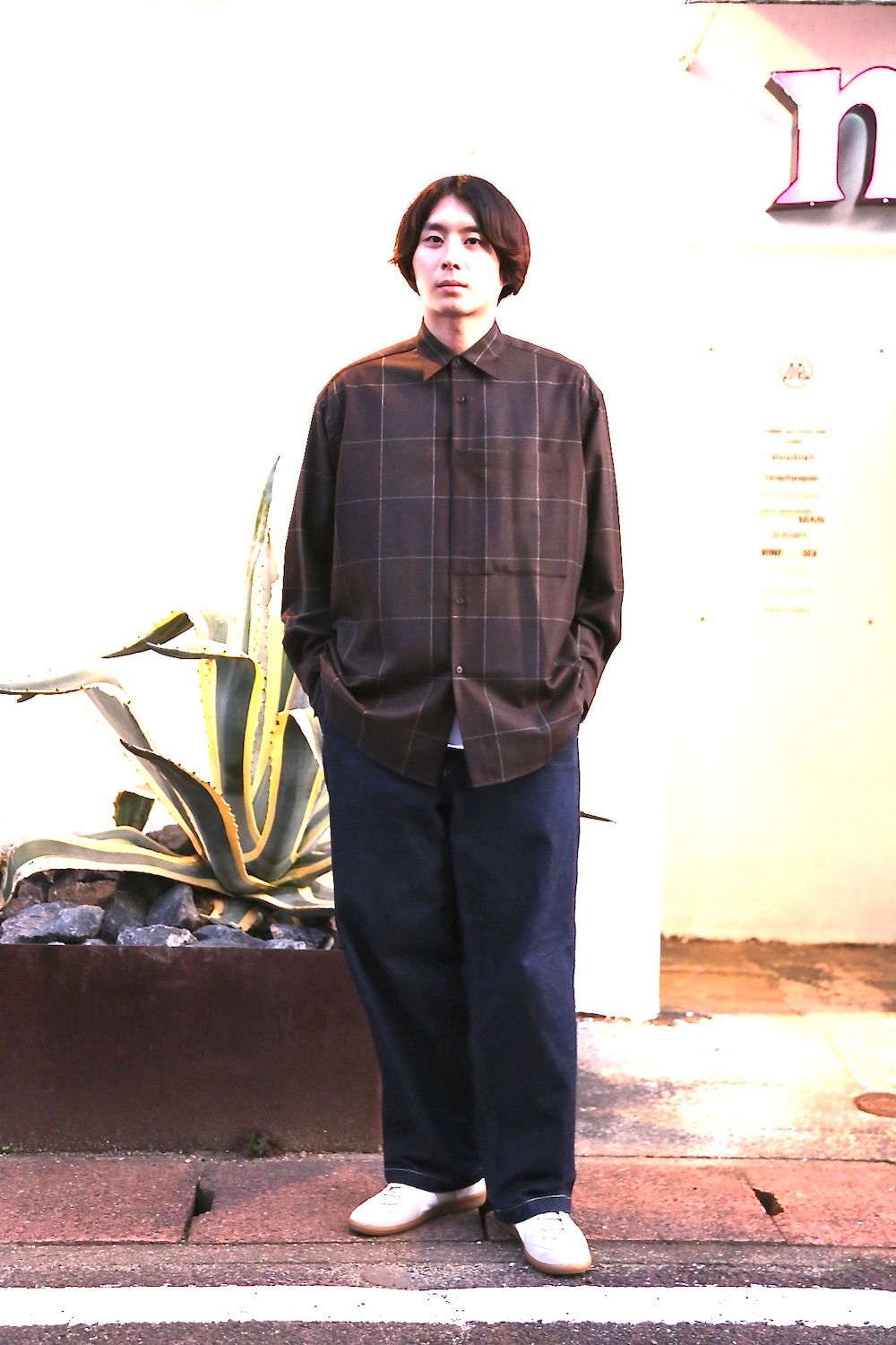 YOKE 新作OVERSIZED BIG POCKET SHIRTS"BRIWN" style.2020.928.