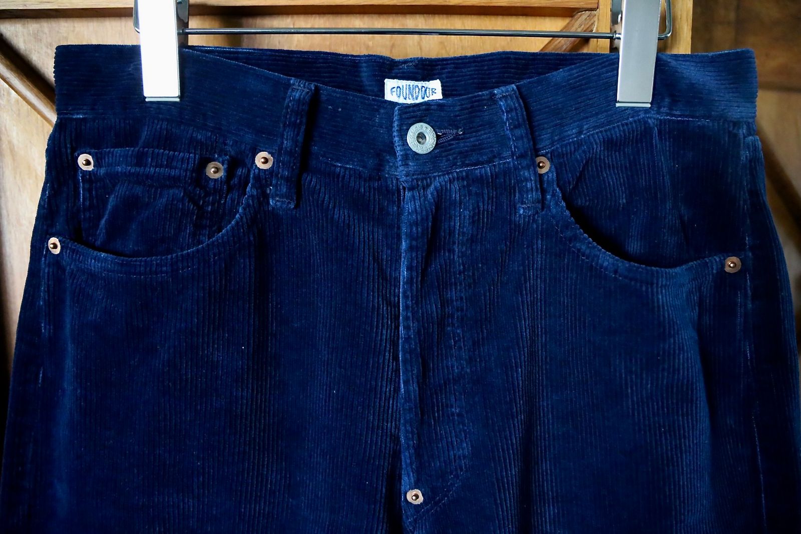 ファウンダ 25AW CORDUROY PANTS(015FD252020)INDIGO☆新作発売！