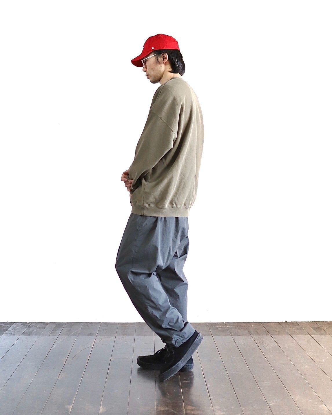 S.F.C 24SS SFC CREW (SFCSS24CS02)Washed Olive
