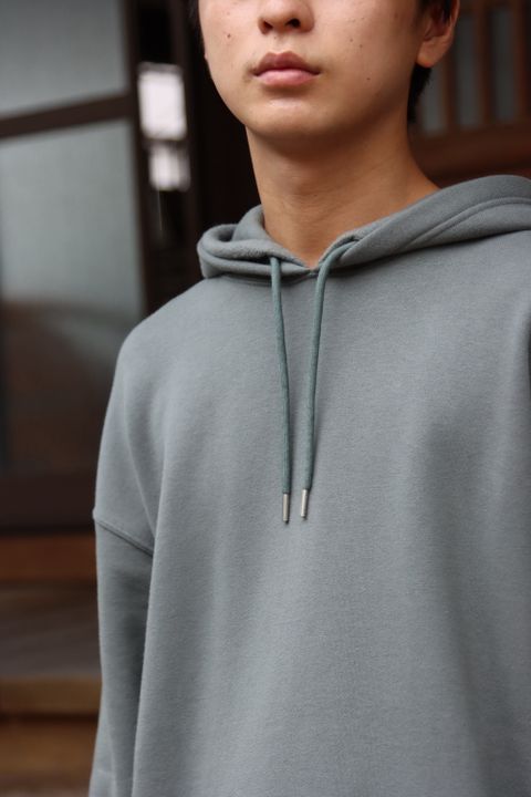 YOKE RESIZED WIDE HOODIE(YK21AW0278CS) style.2021.09.13