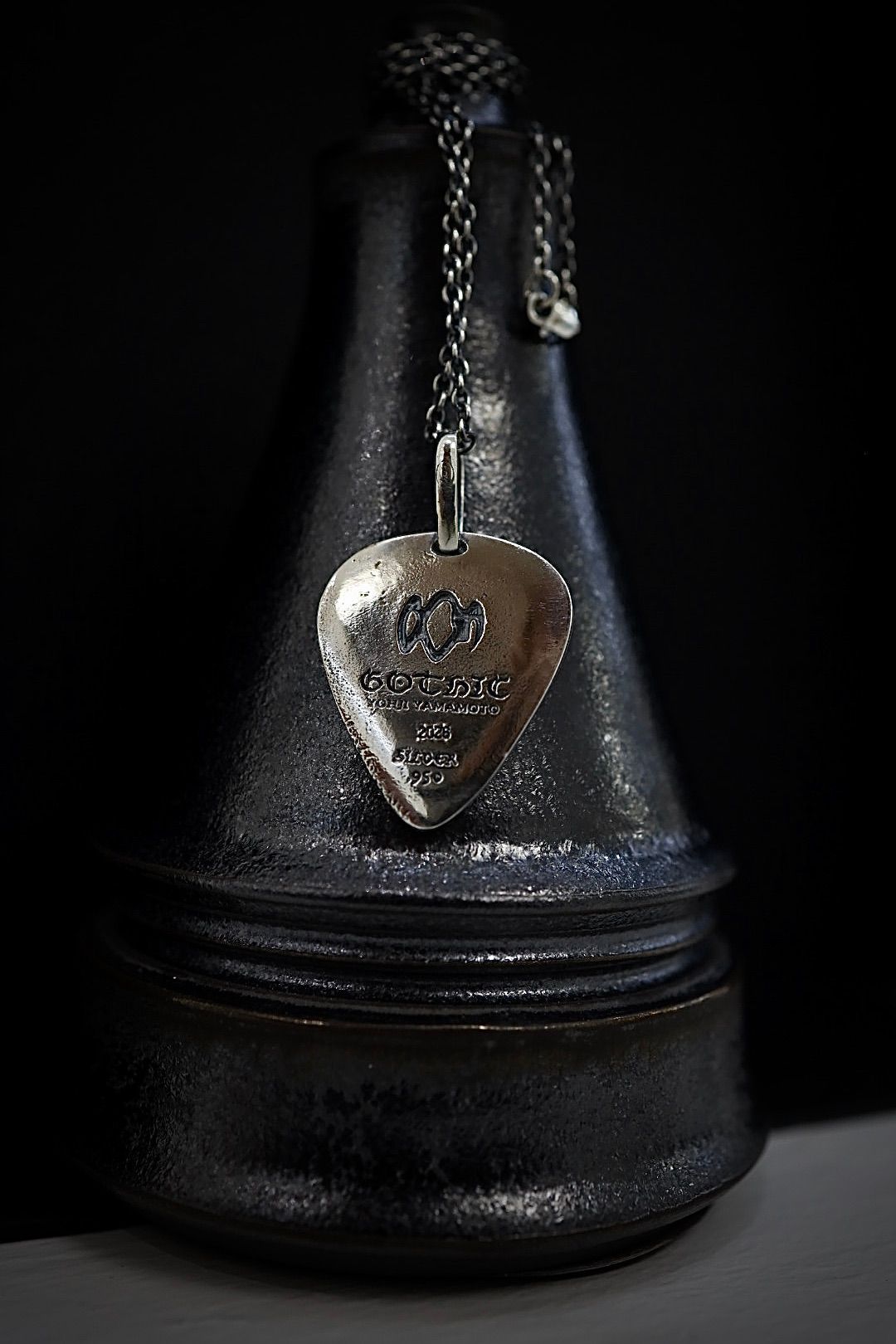 Yohji Yamamoto 26SS SILVER950  ギターピックペンダント(HA-A57-920)SILVER★新作発売！