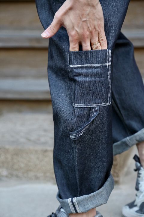 JUNYA WATANABE MAN Levi’s® Wネームサスペンダー付きデニムパンツstyle.2021.2.9.