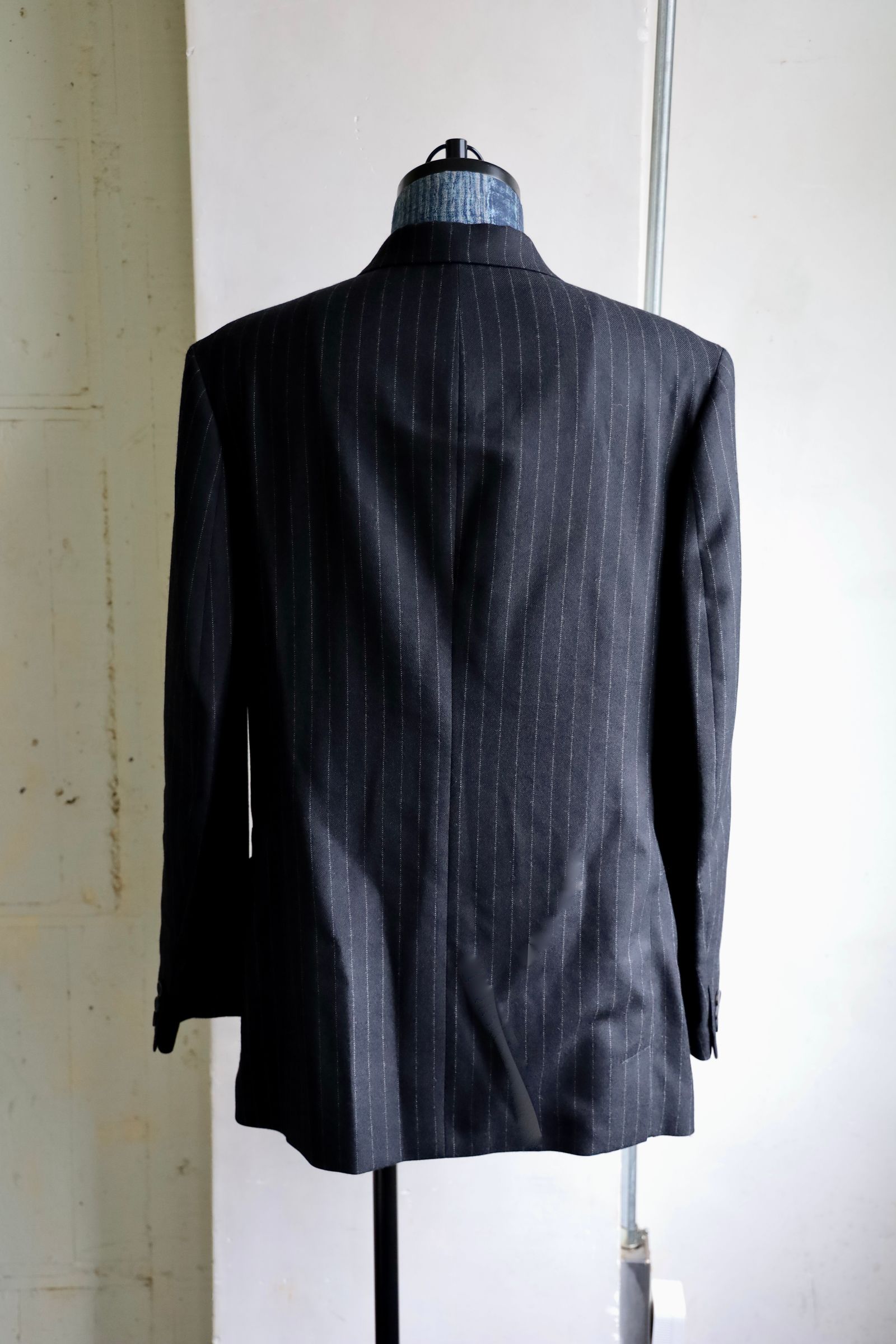 ワイズフォーメンY's for men 25AW STRIPED SERGE PAINTER  JACKET (ML-J05-107)BLACK☆新作発売！