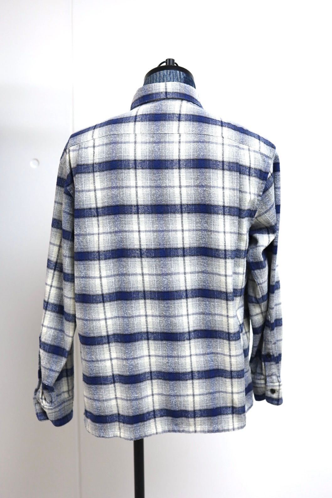 アプレッセ 2026 STYLE1 Vintage Cotton Silk Nep Twill Check Shirts (26SAP-02-20)NAVY☆1月24日(土)発売！