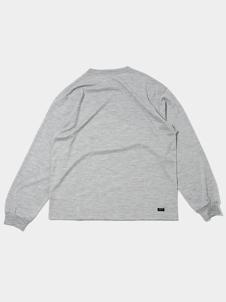 セダンオールパーパス23FW OG LOGO WOOL JERSEY L/S TEE(SD23F-CT02)GRAY
