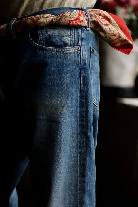 A.PRESSE No.2 Washed Denim Pantsスタイル32