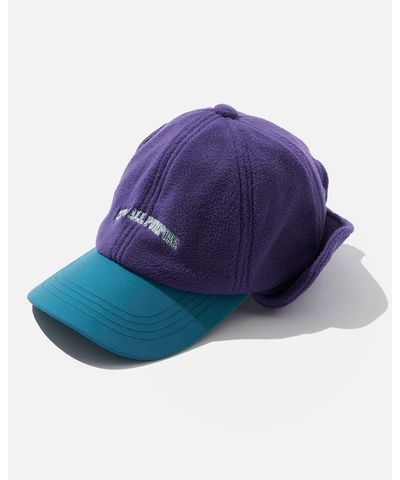 セダンオールパーパスFW23 Arch Logo Ear Flap Fleece Cap(SD23F-CP05)Purple x Teal☆10月28日(土)発売！