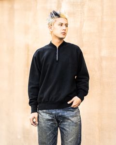 アプレッセ 2026 STYLE1 Vintage Half Zip Rib Collar Sweatshirt(26SAP-05-11)BLACK☆12月13日(土)発売！