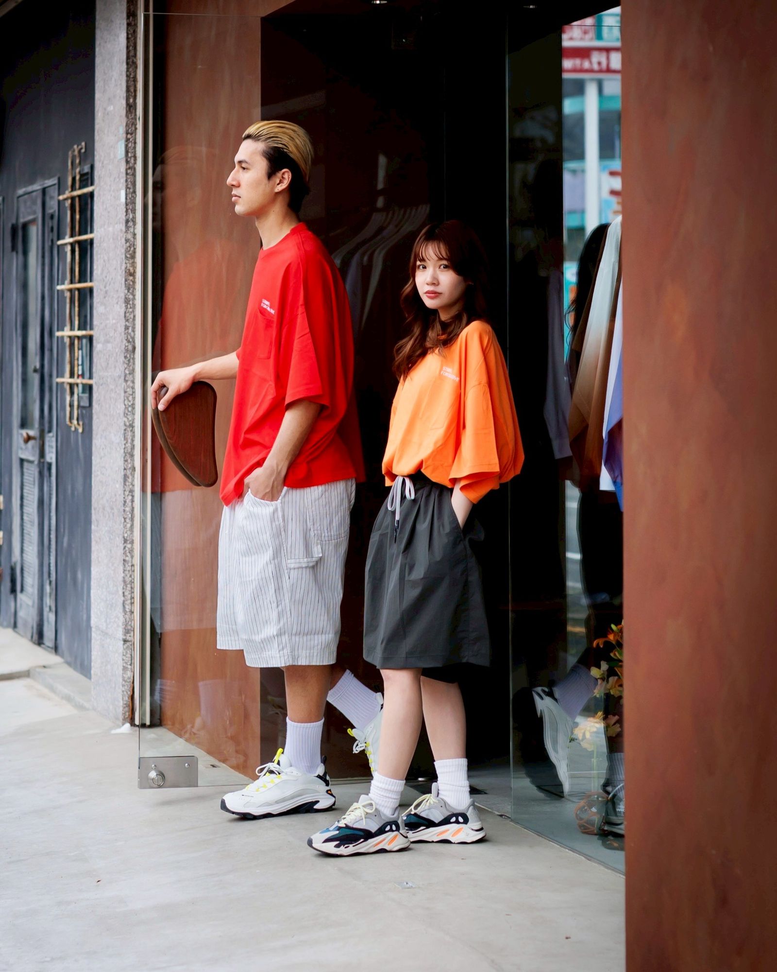 S.F.C 25SS エスエフシー SUPER BIG FLAT POCKET TEE(SFCSS25CS16)RED