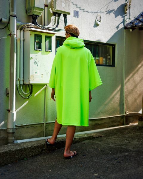 FreshService FLEECE SAUNA PONCHO(NEON YELLOW)9月28日(土)新作初売！