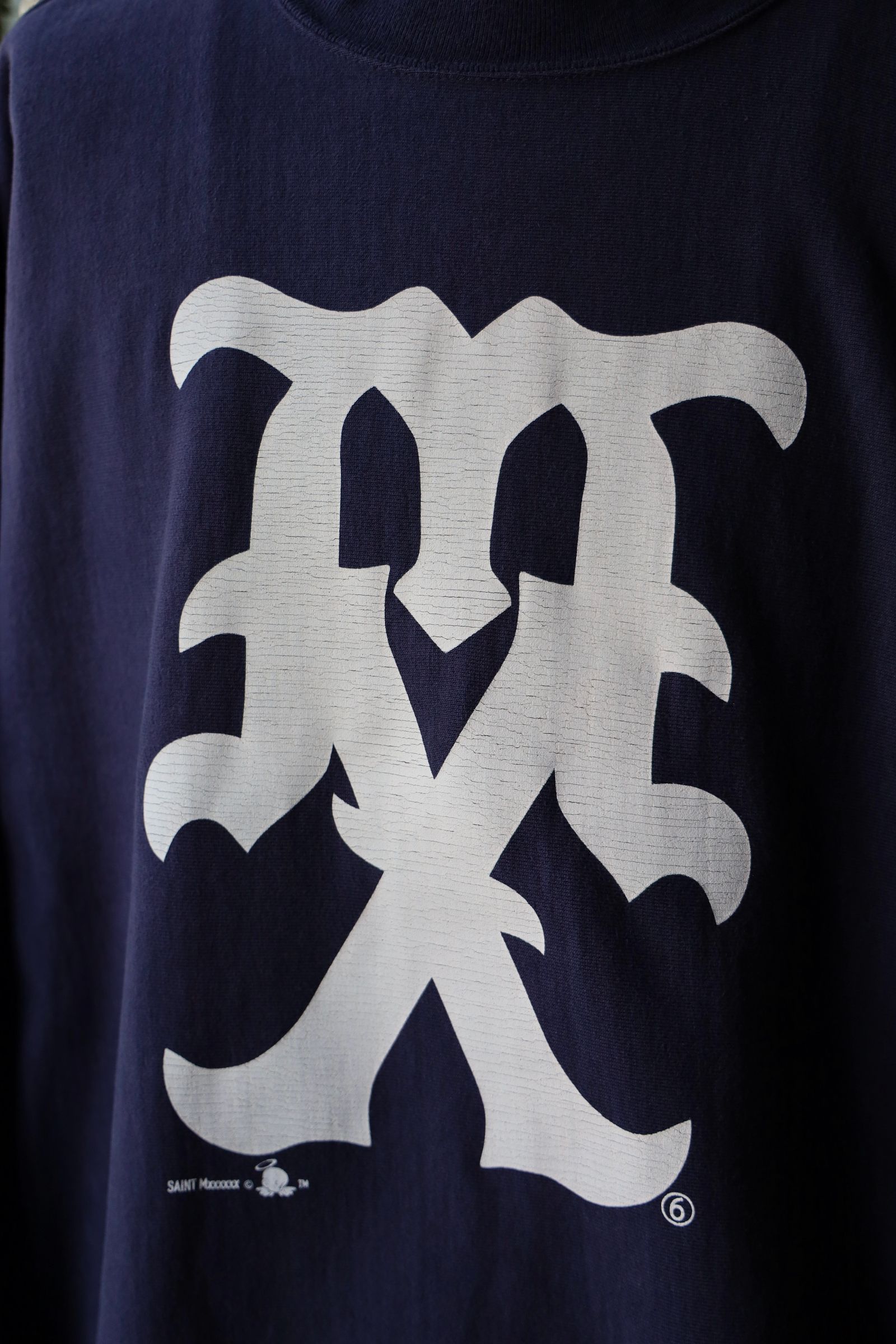 24aw saint michael クルースウェット SAINT M×××××× - セントマイケル24AW MX CREW SWT(SM-YS1-0000