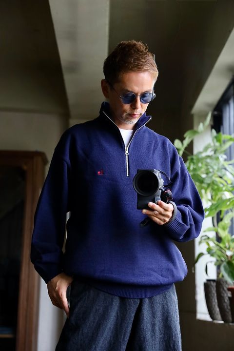 フレッシュサービス 26AW THERMAL JERSEY HARF ZIP KNIT(FSC263-80009)NAVY☆10月17日(土)新作発売！