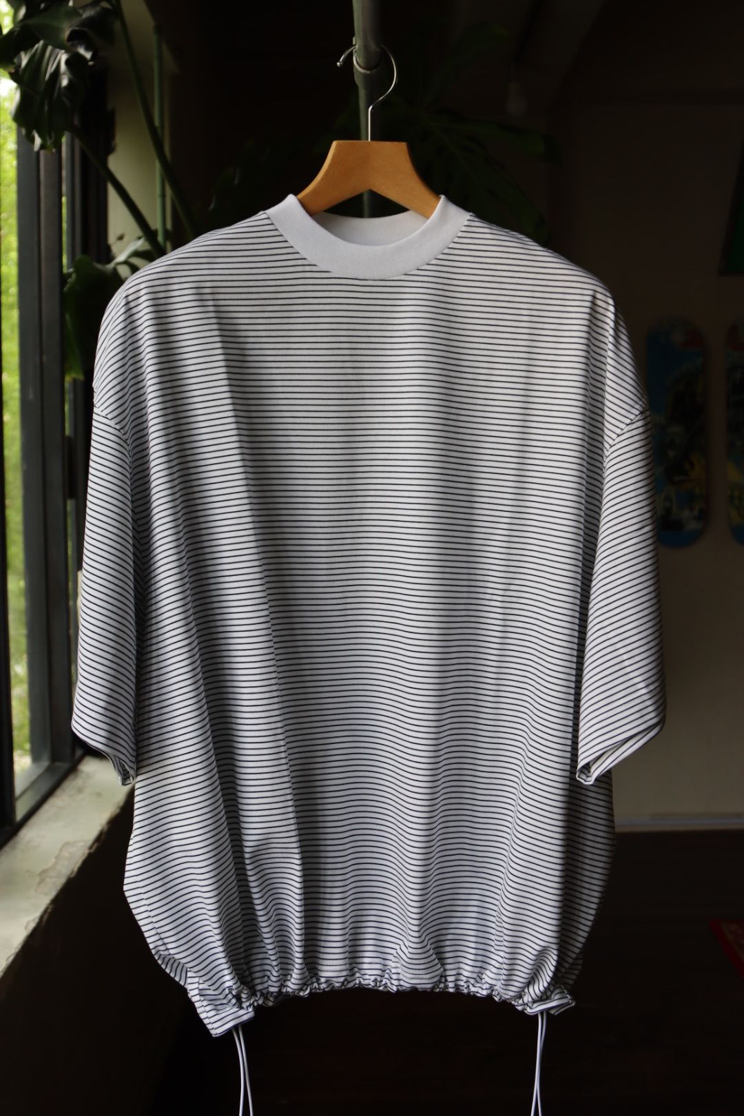 is-ness - イズネス23SSバルーンTシャツ BALLOON T-SHIRT(31SSSH05-1)BLACK×WHITE