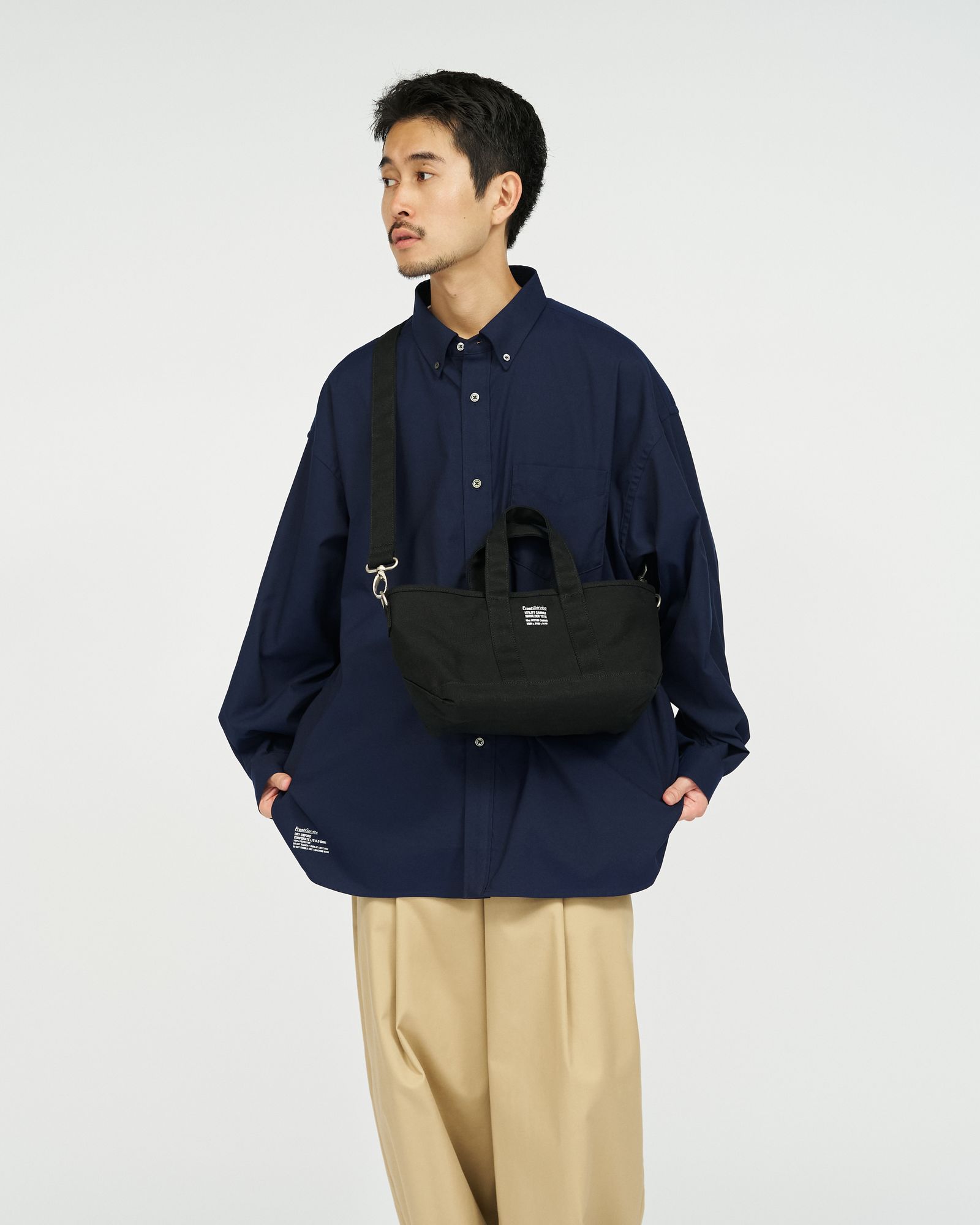 FreshService UTILITY CANVAS SHOULDER TOTE(FSP263-90058)BLACK☆8月15日(土)新作発売！