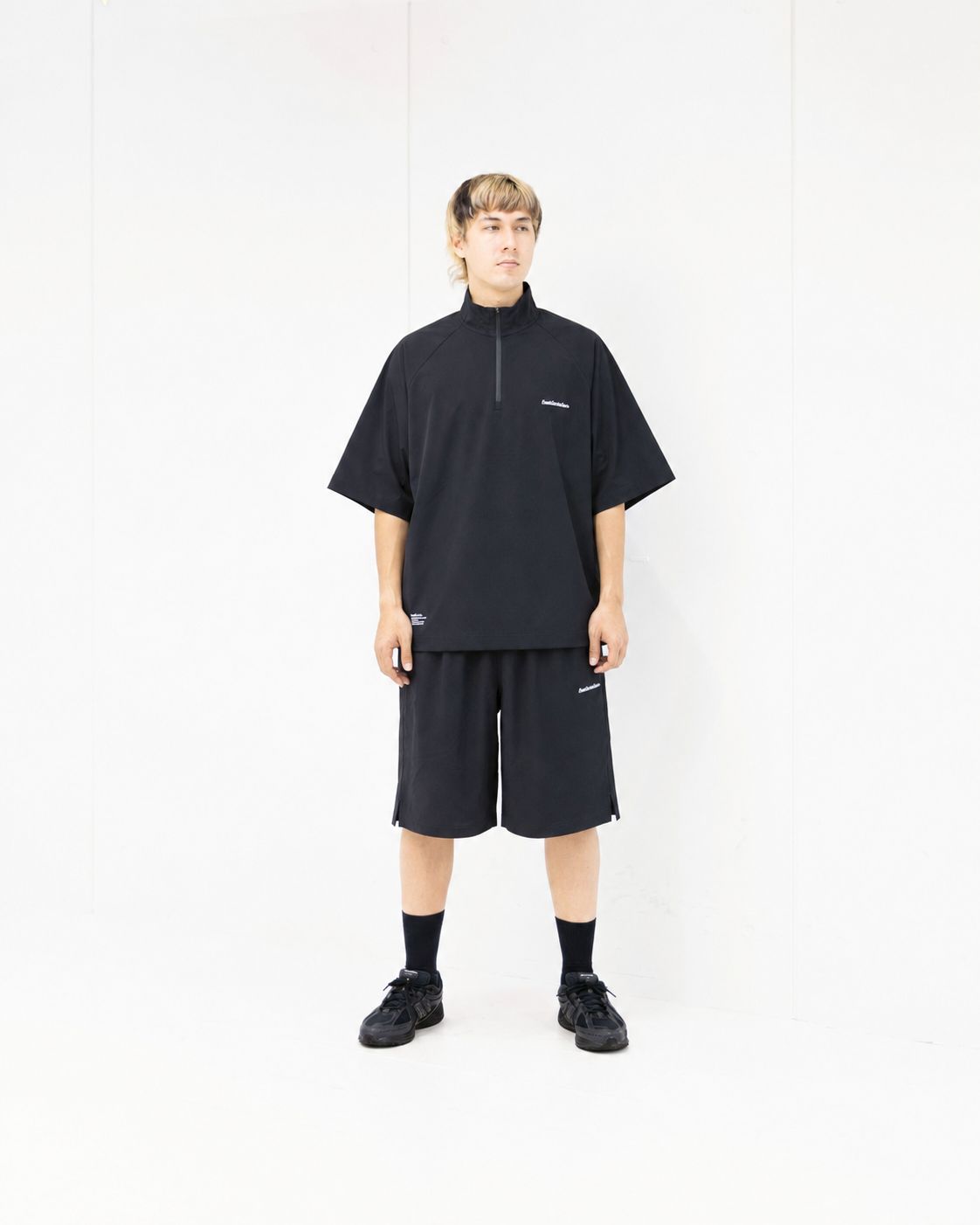 フレッシュサービス PRIMEFLEX® HALF-ZIP PULLOVER(FSS263-70129)BLACK