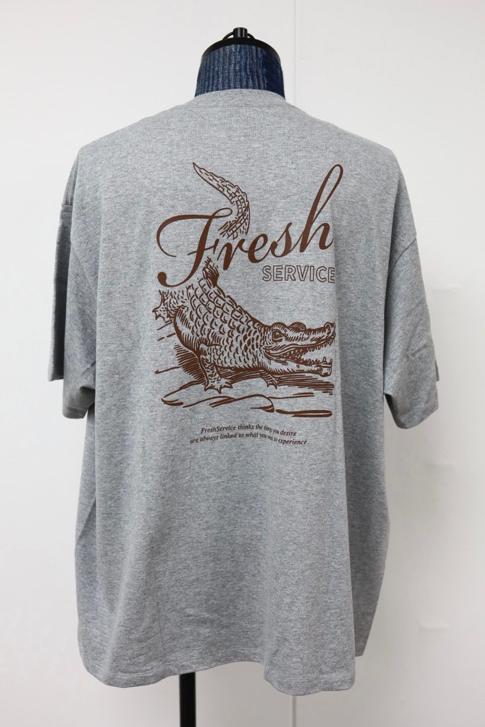 フレッシュサービス CORPORATE PRINTED S/S TEE "CROC"(FSC263-70138)H.GRAY☆7月25日(土)新作発売！
