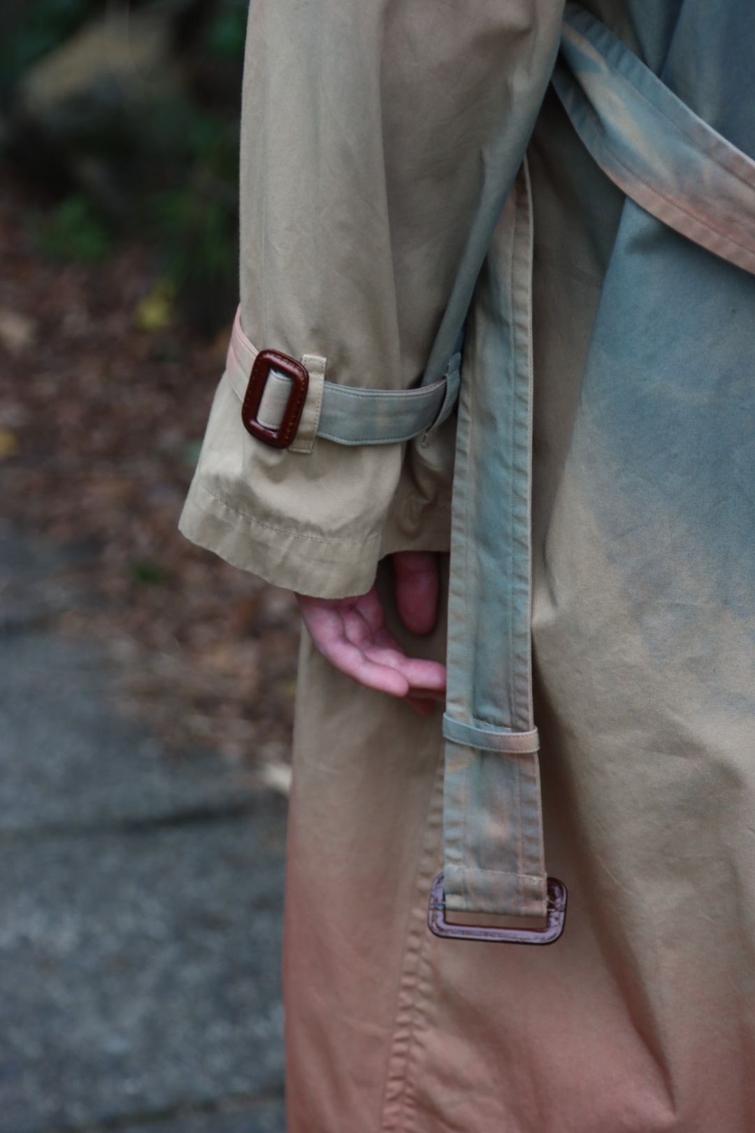 YOKE 新作SPRAY PRINTED TRENCH COAT style.2022.1.22 | 3131 | mark