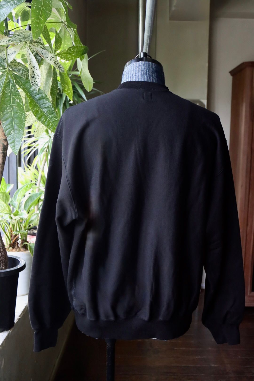 ブラームス 25FW Soft&Hard Sweat Crew-Neck P/O Wide(bROOTS24F26F25)Black☆新作発売！