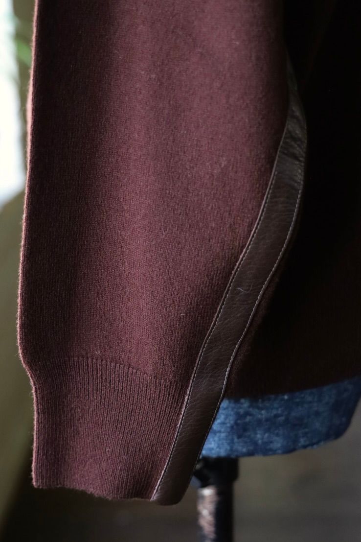 ヨーク 25FW FINE GAUGE CARDIGAN(YK25FW01125S)BROWN☆9月6日(土)発売！