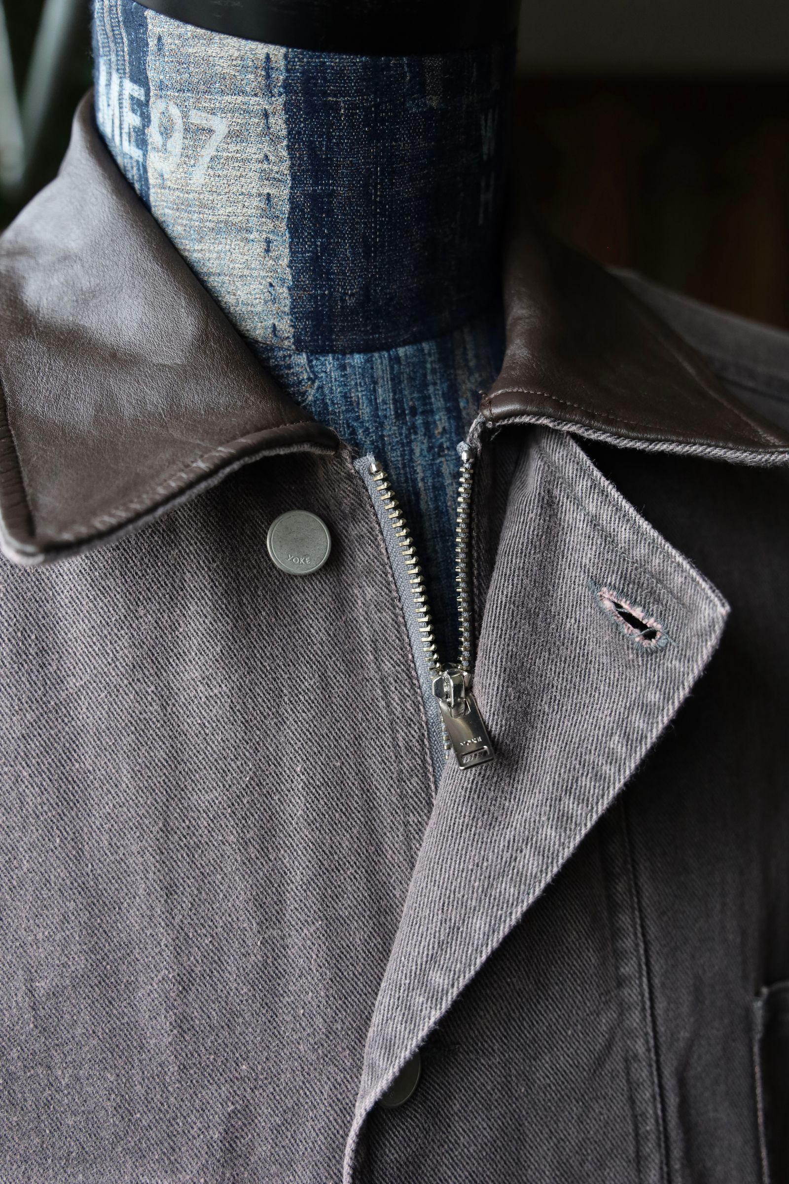 ヨーク25SS カバーオールCOTTON CUT-OFF COVERALL JACKET(YK25SS0925B)DUSTY PINK