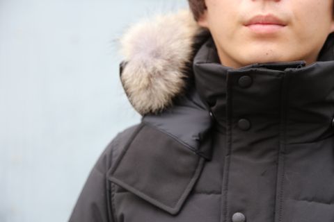 CANADA GOOSE WYNDHAM PARKA FF"BLACK"style.2020.8.8.