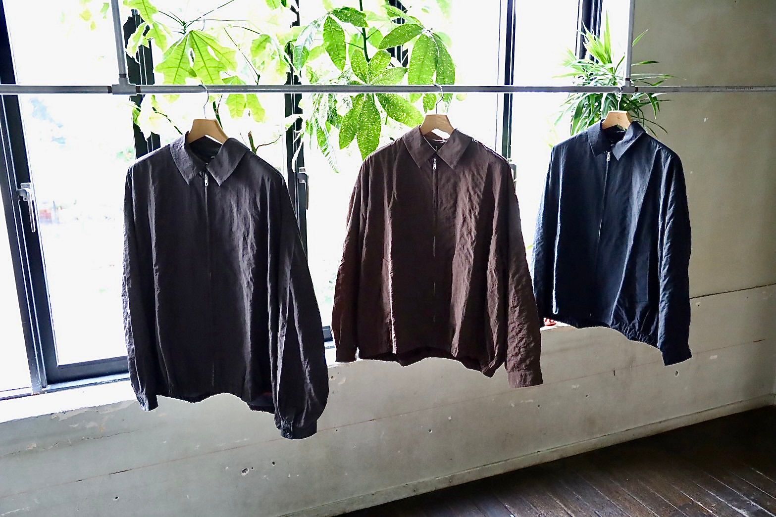 S.F.C 25FW エスエフシー STITCHED NYLON SWING TOP(SFCFW25J04)D.Brown☆9月20日(土)発売！