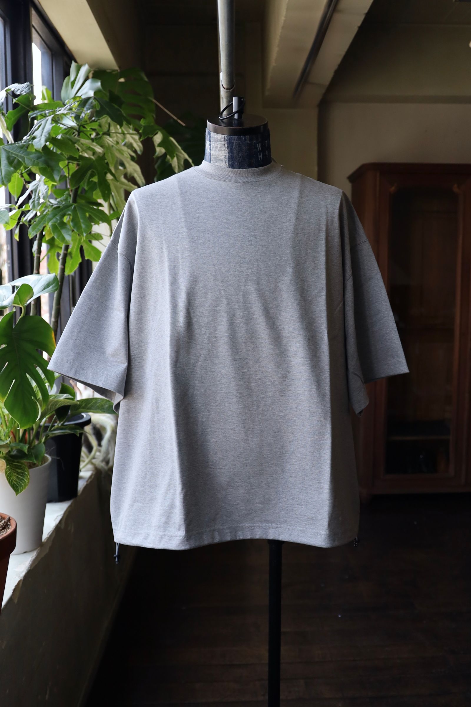イズネス25SS BALLOON SHORT SLEEVE T-SHIRT(25SS_03_31SSSH05-1)GRAY
