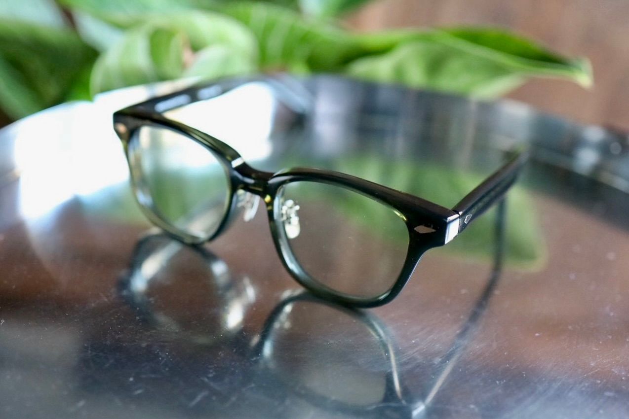 ノチノオプティカル "SANSUI FR" #5.CREAR SMOKE OLIVE× GREY GREEN to DARK GREY (調光モデル)☆11月22日(土)再入荷！