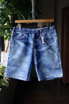 トーキングアバウト ジ アブストラクション 25SS PRINT SHORTS(NPT-PT-003)DENIM