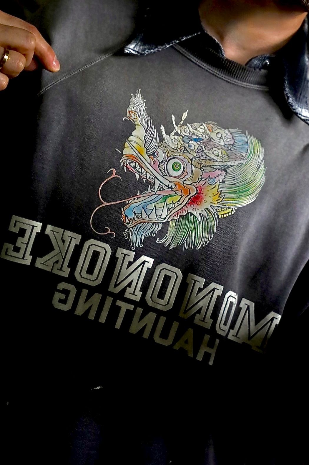モノノケ・メイド CREW NECK SWEAT_龍 (MT-MK8-0000-013)CHARCOAL☆オンライン4月11日(土)発売！