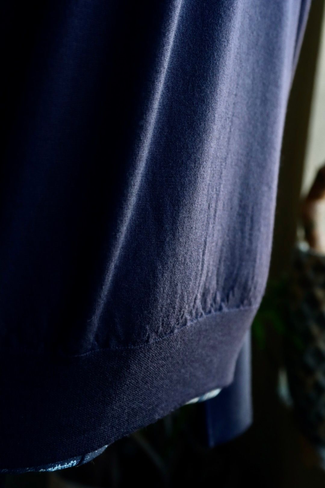 アプレッセ Cashmere High Gauge Crew Neck Sweater(24SAP-03-02K)NAVY