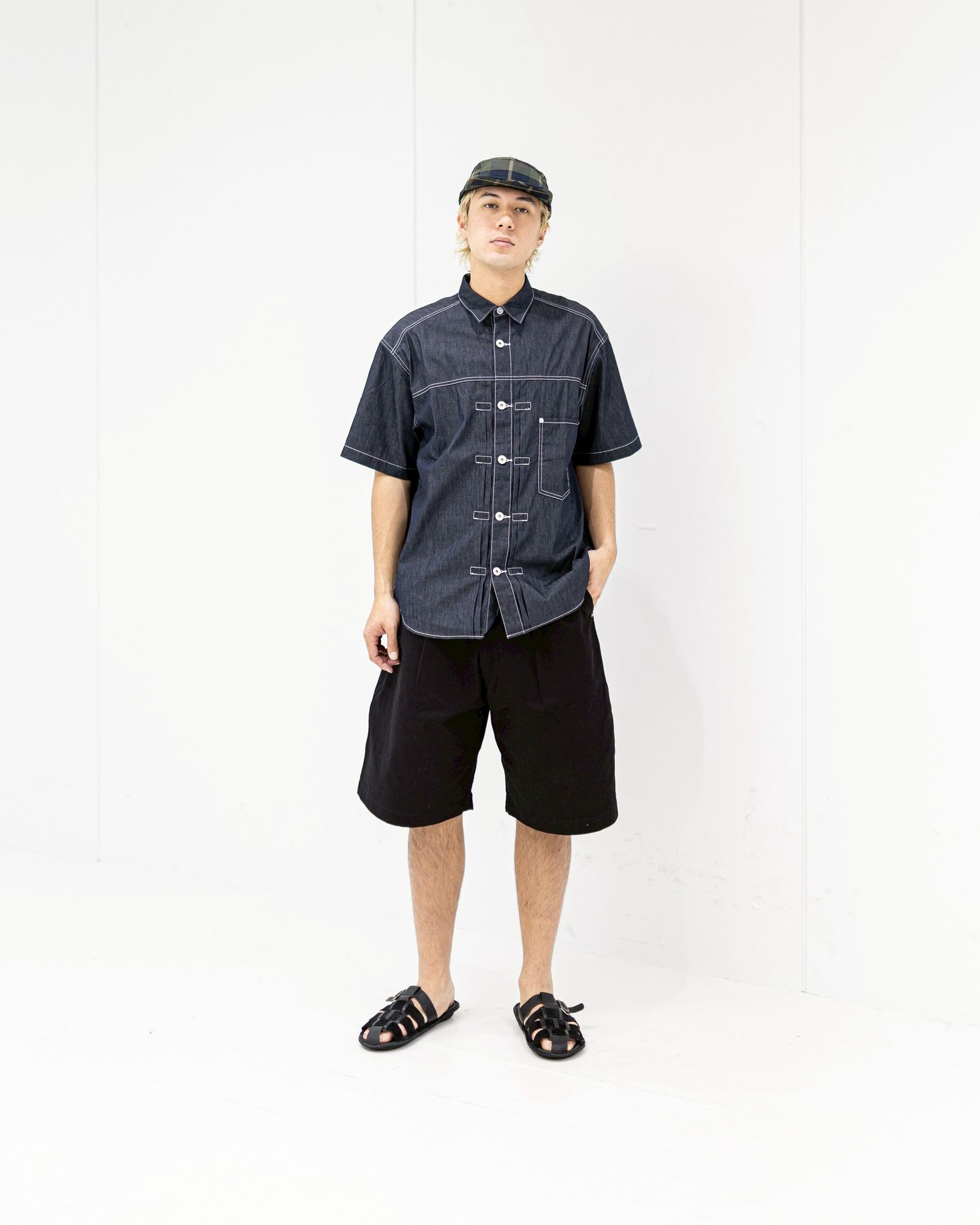 COMME des GARCONS HOMME 綿ライトオンスデニム半袖シャツ 4月3日(金)新作発売！