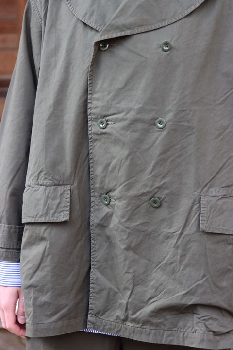 FreshService OVERDYED LEFT TWILL COAT(FSW-22-CT_38) style.2022.3.5