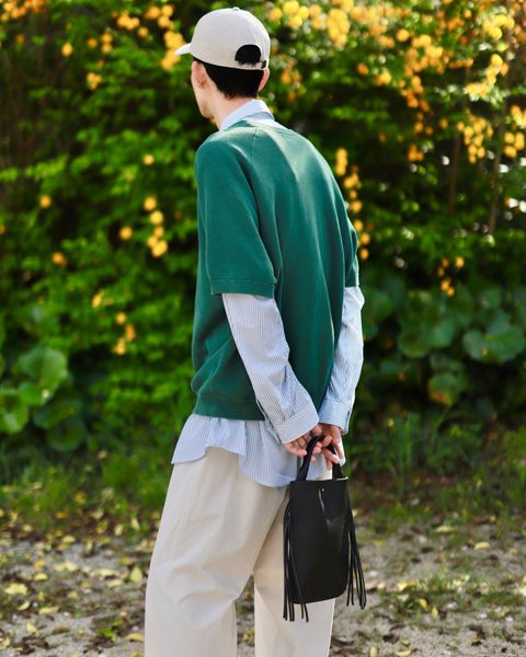 A.PRESSE アプレッセ23SS High Density Weather Cloth Trousersスタイル
