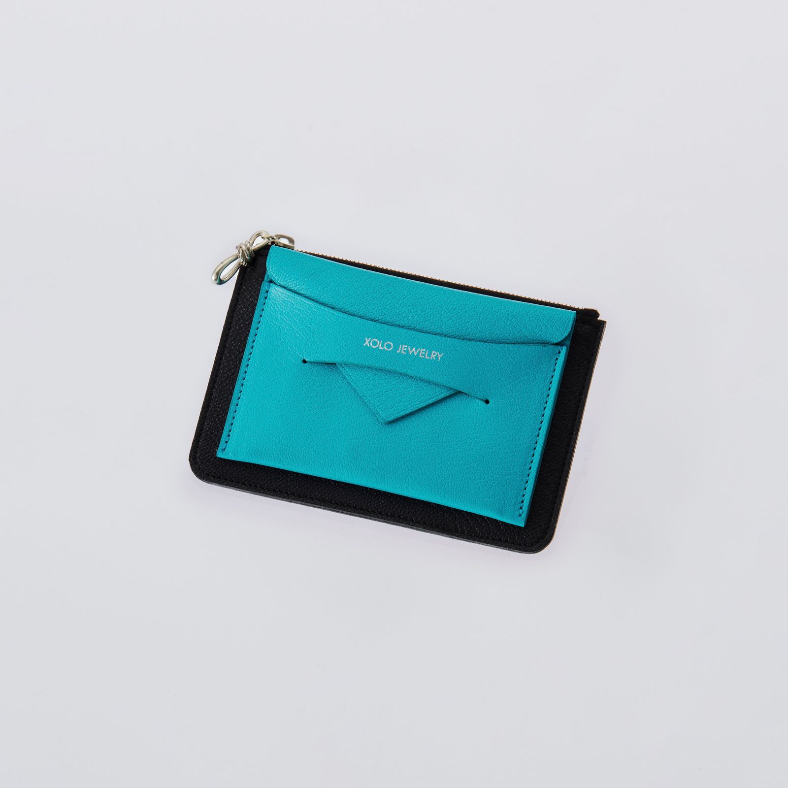 XOLO JEWELRY ショロジュエリー / Zip Card Case (XOWC001TEA) TEAL☆6月17日発売！