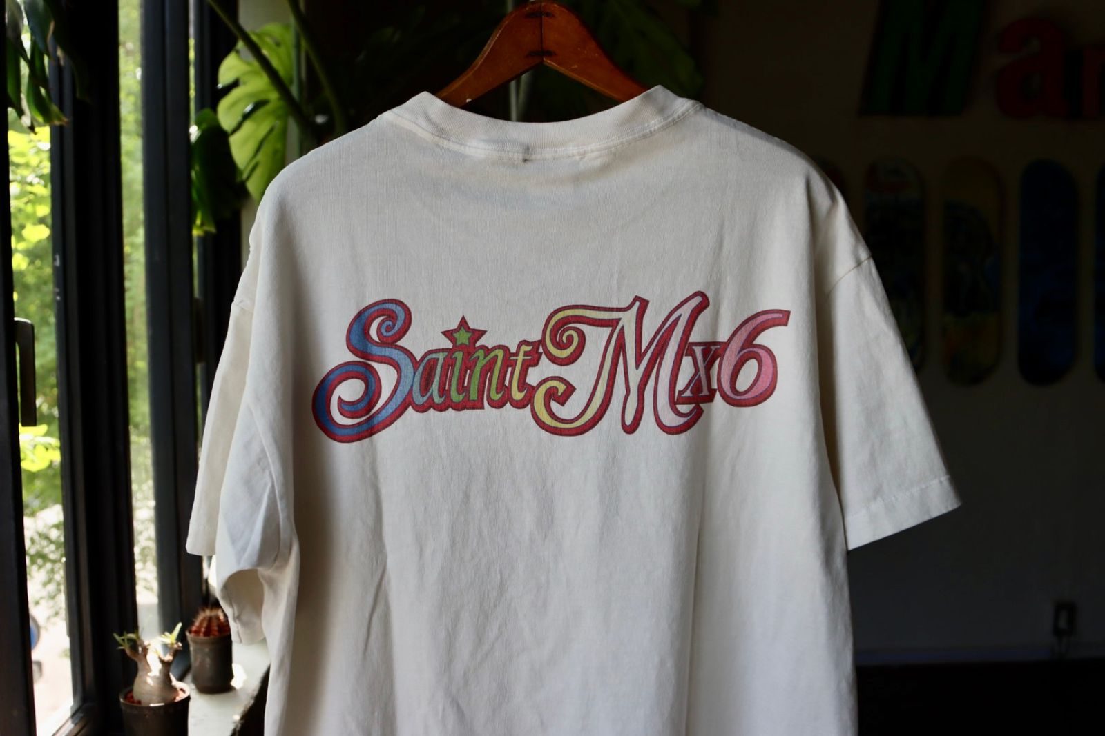 セントマイケル 23SS サングラスTシャツSUNGLASS SS TEE (SM-S23-0000-023) WHITE☆5月6日再販！ - M