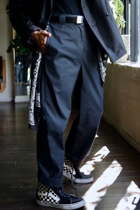 A.PRESSE Double Breasted Jacketスタイル