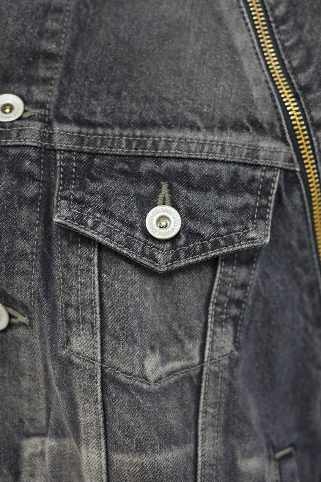 doublet ダブレット26SS FILLETED ZIP DENIM JACKET (26SS08BL241) BLACK ★1月17日(土)11:00発売！